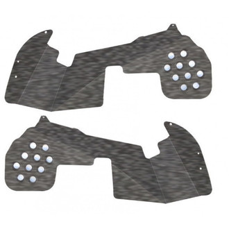 ACE Engineering® - Gray Hammertone Front Inner Fenders Kit