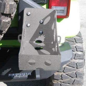 ACE Engineering® - Pro Series Gray Hammertone Rear Jerry Can Holder