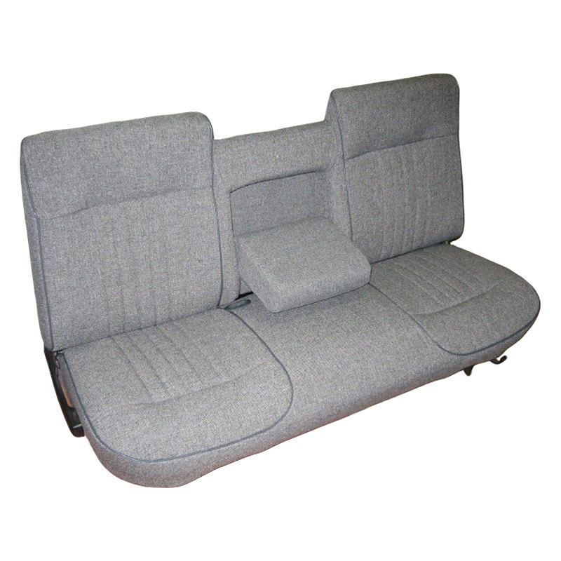 Acme U924C-5815 Front and Rear Dark Charcoal Vinyl Bench Seat Upholstery 