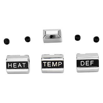 ACP® - Heater Dash Plate Knob Set