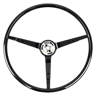ACP® - 3-Spoke Black Steering Wheel