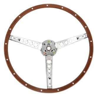 ACP® - 3-Spoke Deluxe Woodgrain Steering Wheel Assembly