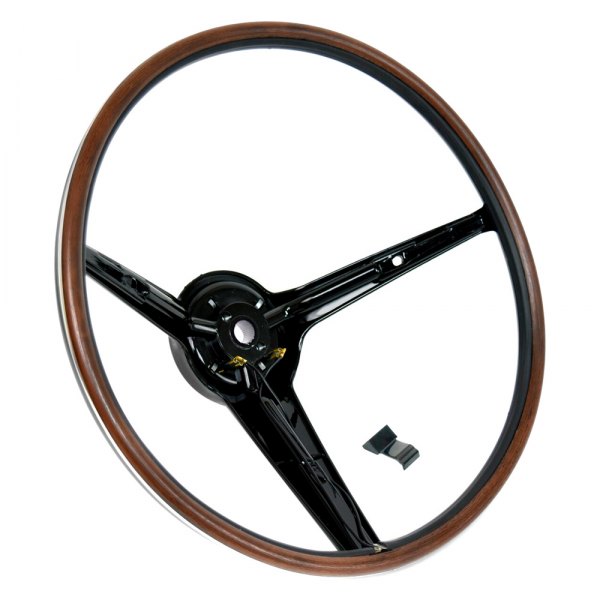 ACP® - Deluxe Woodgrain Rim Blow Steering Wheel