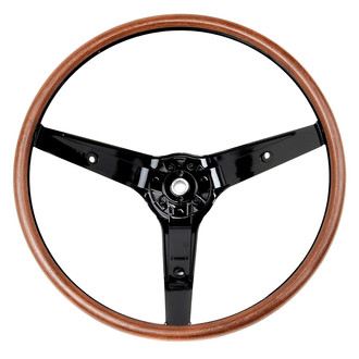 ACP® - 3-Spoke Rim Blow Woodgrain Steering Wheel with Horn Switch
