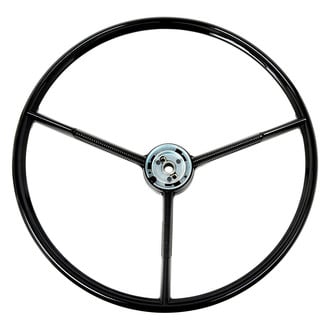 ACP® - 3-Spoke Black Steering Wheel