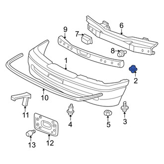 Acura OE - Front Bumper Cover Grommet