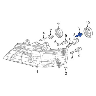 Acura OE - Front Headlight Bulb