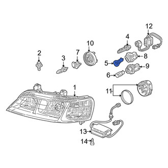 Acura OE - Front Turn Signal & Parking Light Bulb
