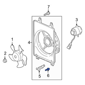 Acura OE - A/C Condenser Fan Shroud Bolt