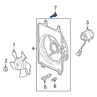 Acura OE - A/C Condenser Fan Shroud Bolt