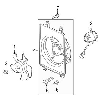 Acura OE - Air Conditioner & Heater - Condenser Fan