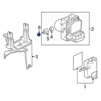Acura OE - ABS Hydraulic Actuator Nut
