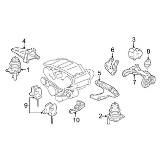 Acura OE - Engine / Transaxle - Engine & Transmission Mounting