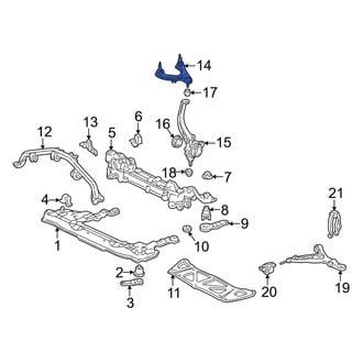 Acura OE - Front Right Upper Suspension Control Arm