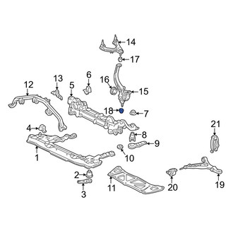 Acura OE - Front Suspension Ball Joint Boot