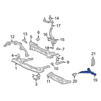 Acura OE - Front Left Lower Suspension Control Arm