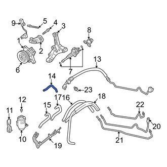Acura OE - Power Steering Reservoir Hose