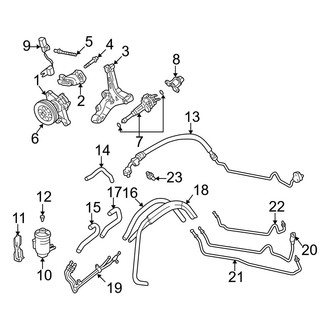 Acura OE - Steering Gear & Linkage - Pump & Hoses (Premium)