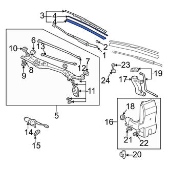 Acura OE - Right Wiper Blade Refill