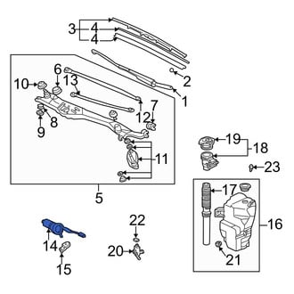 Acura OE - Wiper Motor