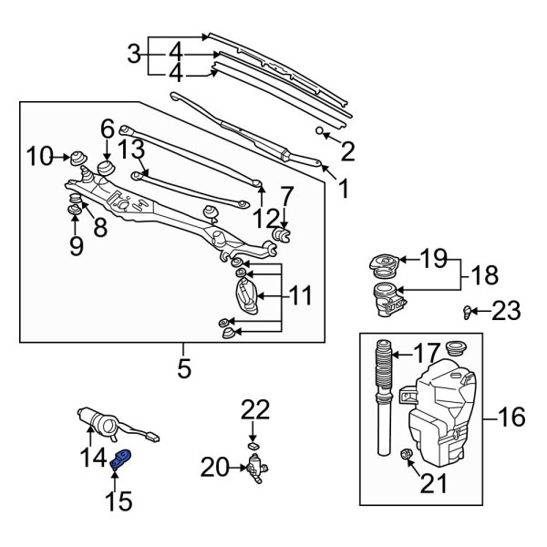 Windshield Wiper Linkage