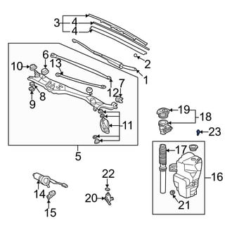 Acura OE - Front Windshield Washer Nozzle