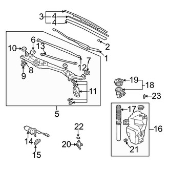 Acura OE - Windshield - Wiper & Washer Components (Premium)
