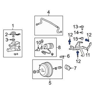 Acura OE - Power Brake Booster Vacuum Pump Bolt