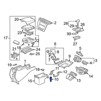 Acura OE - Front 12 Volt Accessory Power Outlet