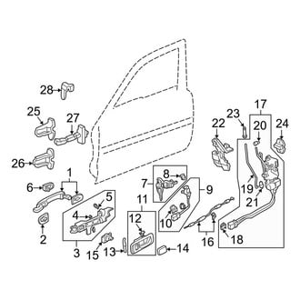 Acura OE - Front Door - Lock & Hardware