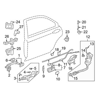 Acura OE - Rear Door - Lock & Hardware