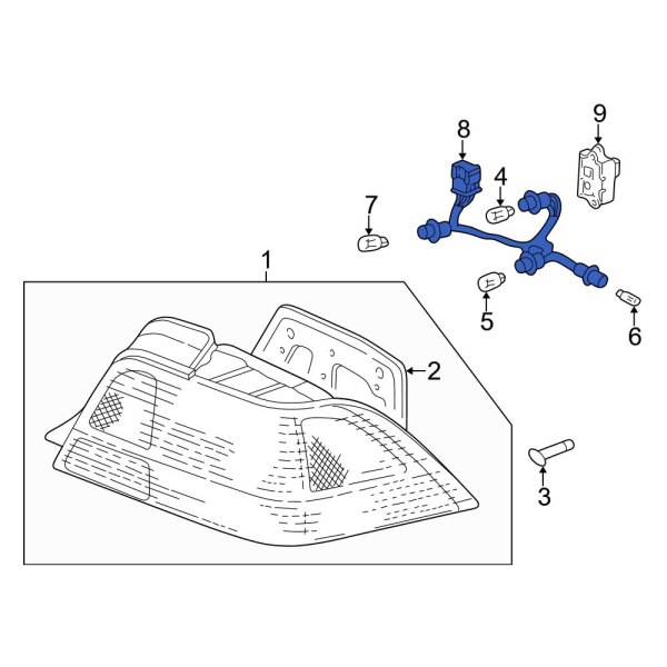 Tail Light Socket