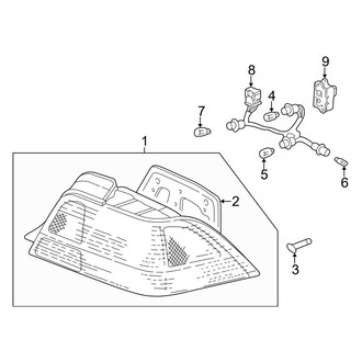 Acura OE - Rear Lamps - Tail Lamps