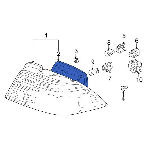 Tail Light Housing Seal