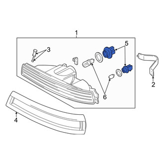 Acura OE - Front Cornering Light Socket