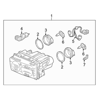 Acura OE - Front Lamps - Headlamp Components
