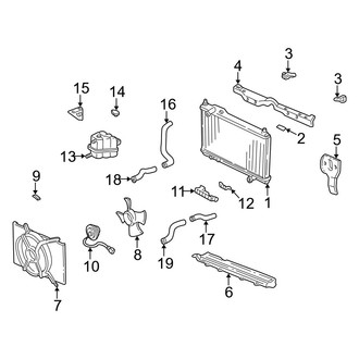 Acura OE - Cooling - Radiator & Components