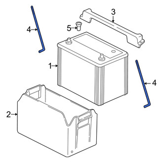 Acura OE - Battery Hold Down Bolt