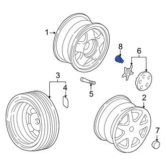 Acura OE - Wheel Lug Nut