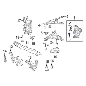 Acura OE - Front Lower Suspension Ball Joint Boot