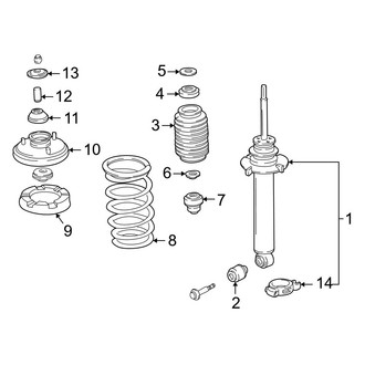 Acura OE - Front Suspension - Struts & Components (USA Only)
