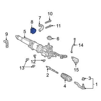 Acura OE - Left Rack and Pinion Mount Bushing