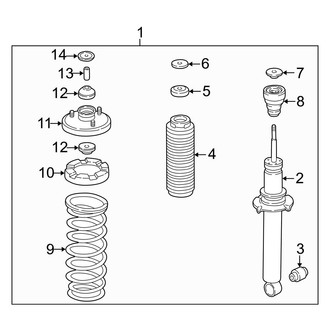 Acura OE - Rear Suspension - Struts & Suspension Components (USA Only)