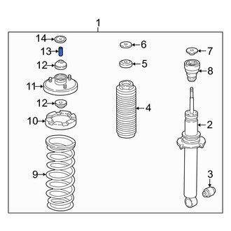 Acura OE - Suspension Shock Absorber Sleeve