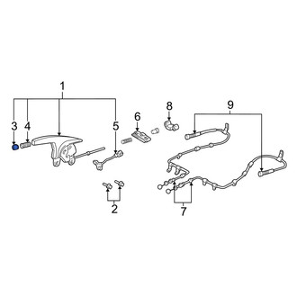 Acura OE - Parking Brake Pedal Release Handle Cap