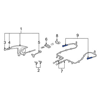 Acura OE - Parking Brake Pin Lock