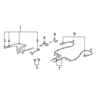 Acura OE - Rear Suspension - Parking Brake