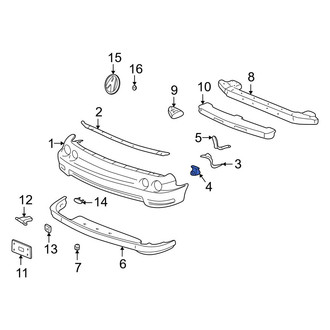 Acura OE - Rear Bumper Cover Grommet