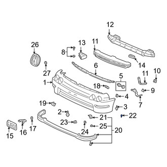 Acura OE - Fender Liner Nut