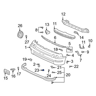 Acura OE - Fender Liner Nut